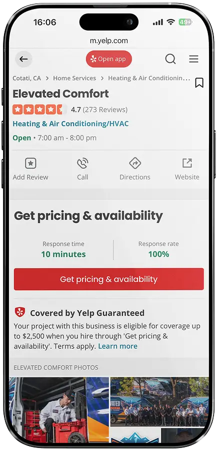 VIIRL managing Yelp ads and leads on mobile dashboard